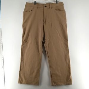 AGO Industries Canvas Pants Men's 38/29 Flame-Resistant Tan Vintage Workwear